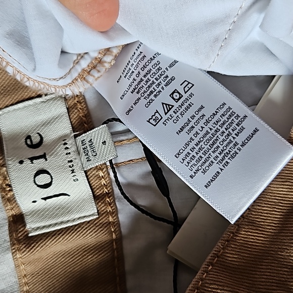 Joie Lierre quilted wide leg cropped pants size 4 - Picture 16 of 16